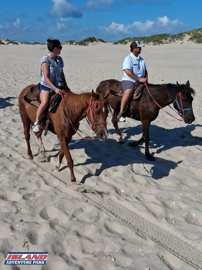 End-of-summer beach day scene on South Padre Island